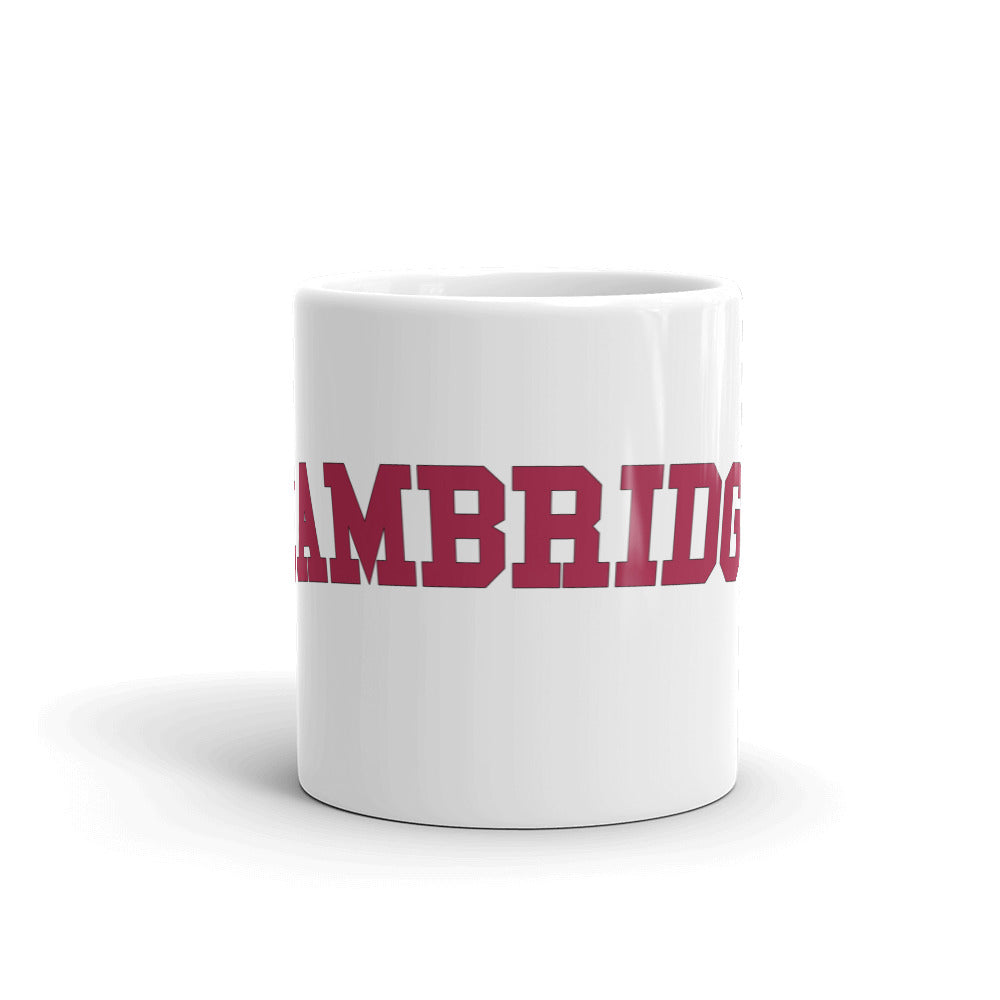 White glossy mug